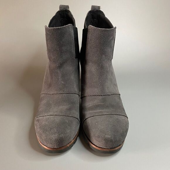 Sorel Addington Chelsea Ankle Boots Black Heel Quarry Black 8.5 - Picture 2 of 6